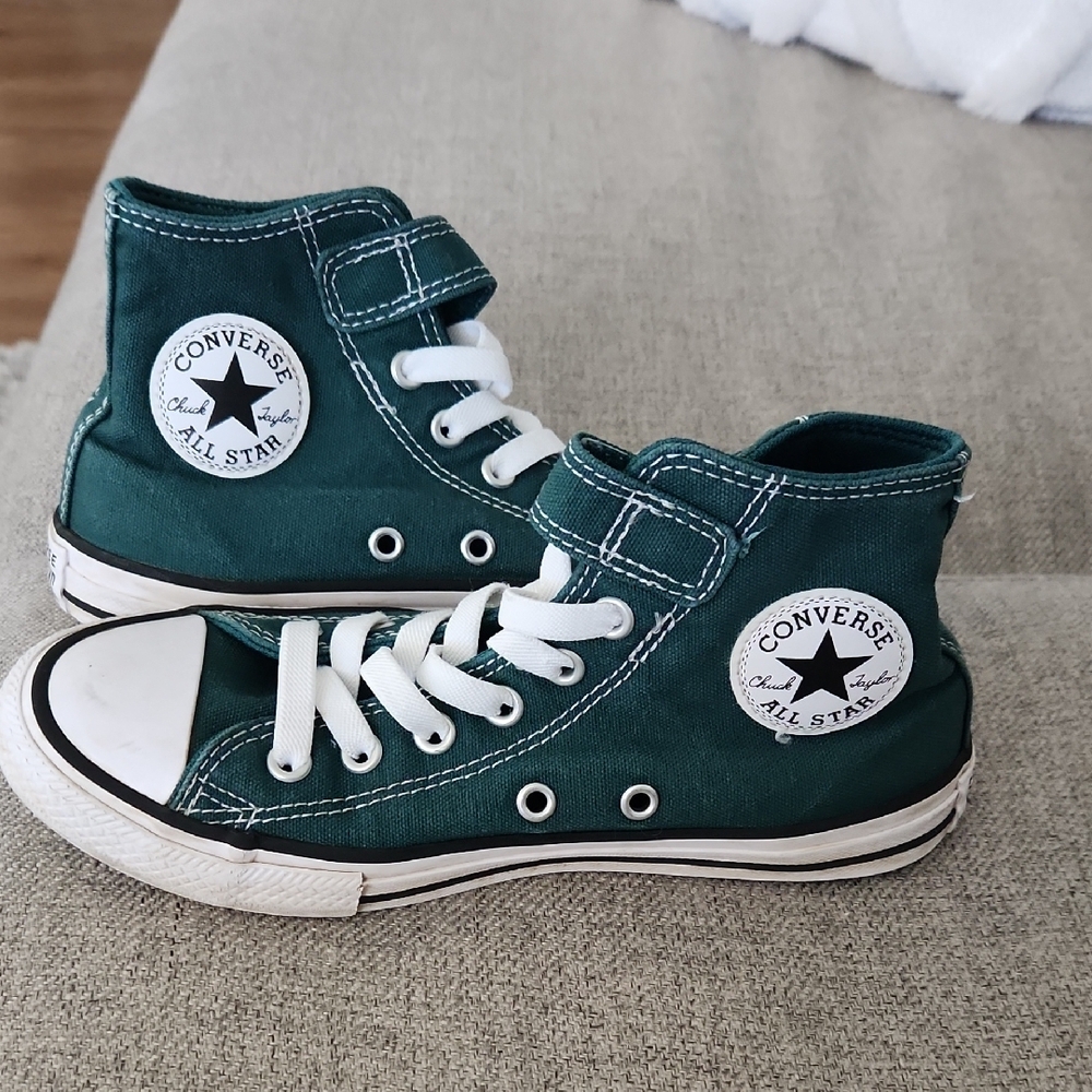 Converse Green High-Top Sneakers